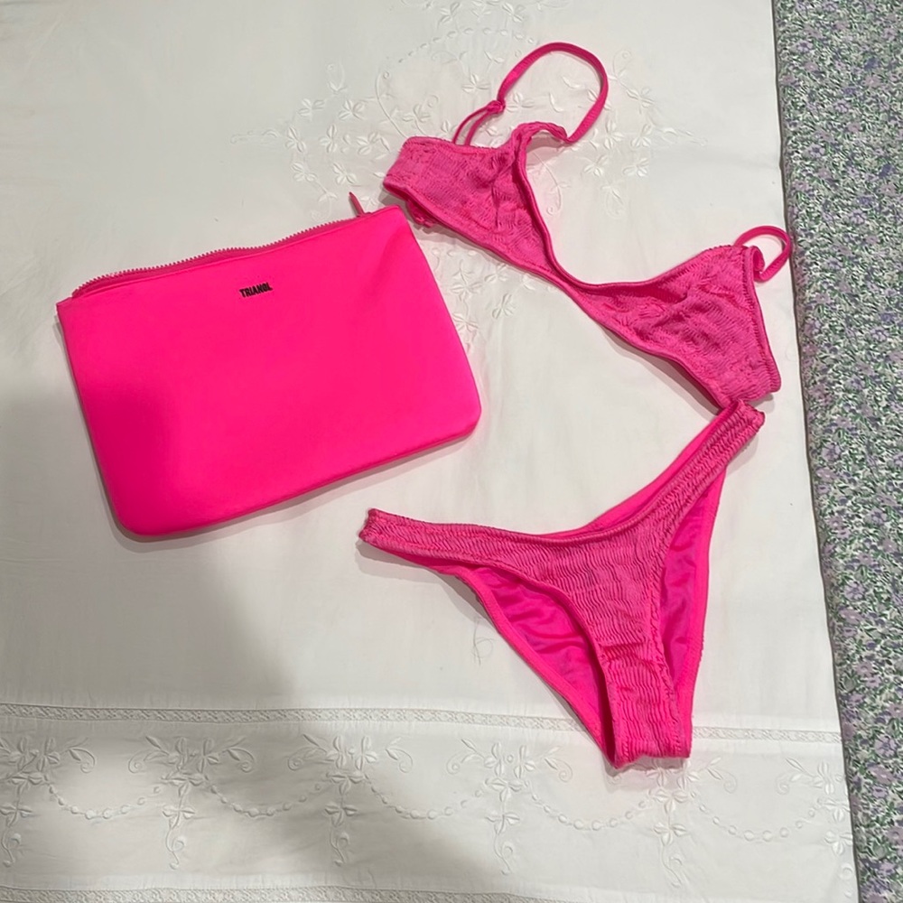 Triangle bathing suit
